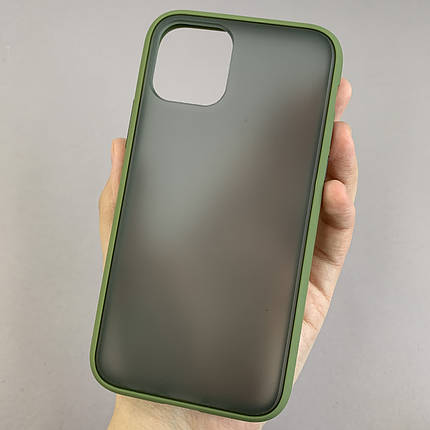 Чохол для Apple iPhone 11 Pro чохол Totu з кольоровими кнопками на телефон айфон 11 про зелений tcb, фото 1
