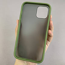 Чохол для Apple iPhone 11 Pro чохол Totu з кольоровими кнопками на телефон айфон 11 про зелений tcb, фото 2