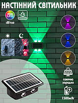 Вуличний світильник 4LED Rgb на сонячній батареї 207751, фото 2