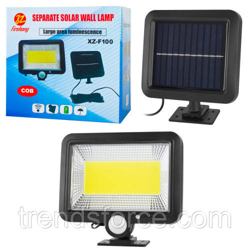 Вуличний світильник ліхтар Solar 1 Cob XZ-F100 з датчиком руху 207748