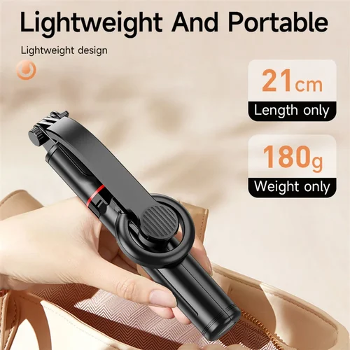 Магнітний Bluetooth-тримач для селфі Selfie Stick Monopod Tripod L20, Селфі палиця, Настільний штатив