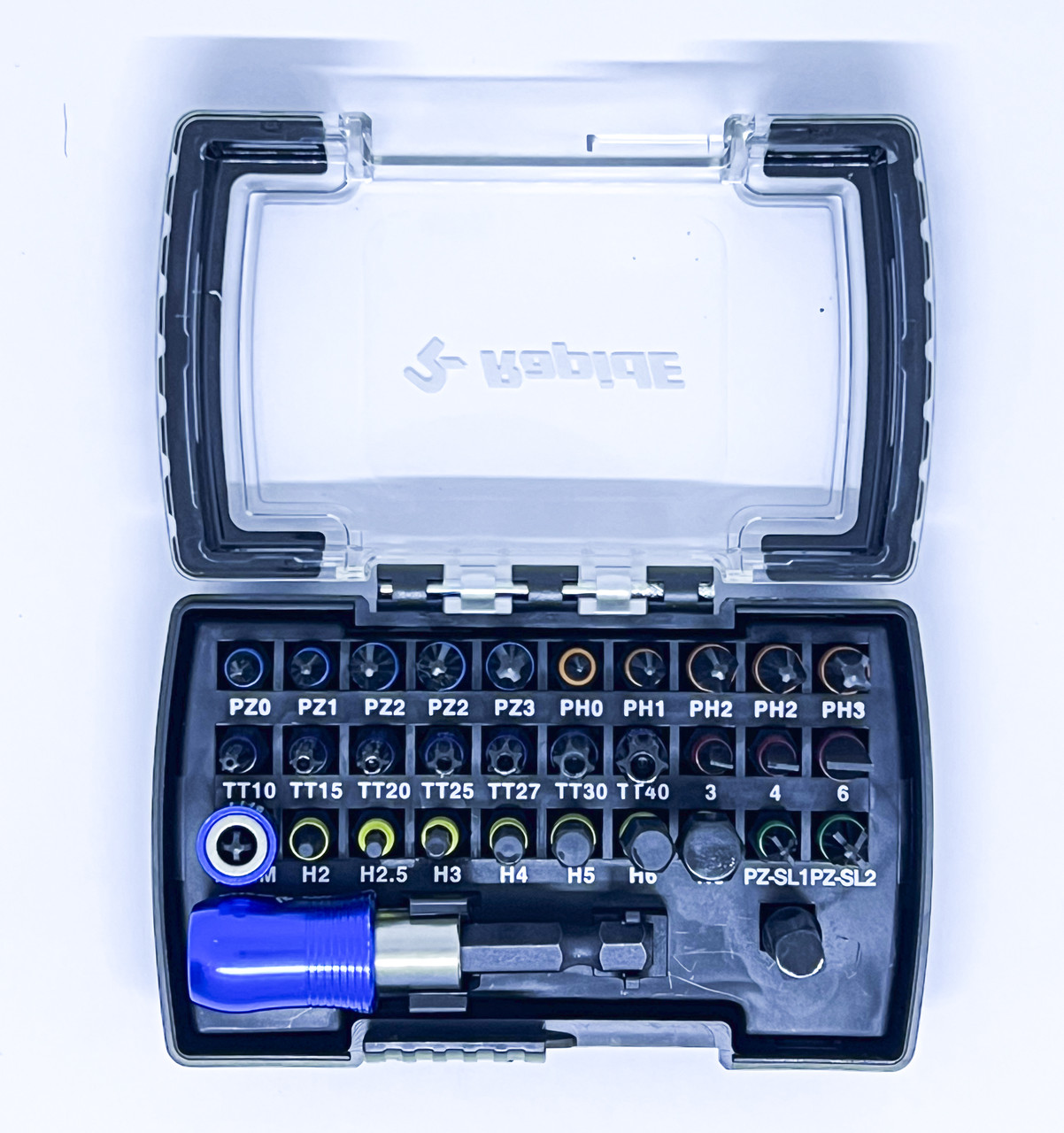 Набір біт RapidE Impact 25mm 32pcs (31шт біт + магнітний біто-тримач 60mm з фіксатором), фото 1