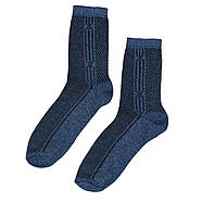 Тонкі льняні чоловічі високі шкарпетки з сіткою (12 пар), фото 2