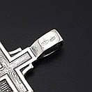 Чоловічий срібний хрестик Ангел Хранитель. Кулон Архангел Михаїл із срібла 925 проби., фото 9