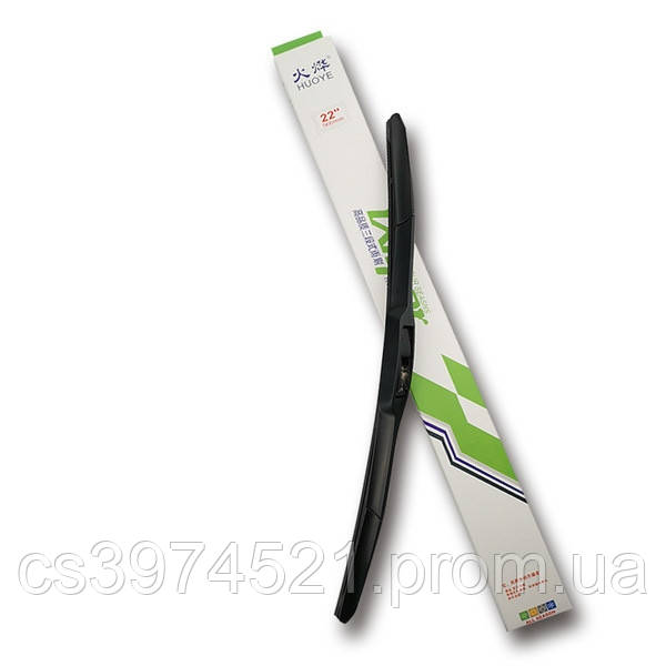 Автомобильны1 дворник каркасный с пластиковым защитным корпусом размером 50 см "20" - фото 1 - id-p2245099722