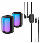 Акустика для ПК HOCO Colorful BT wired 2-in-1 computer speaker BS56 |BT5.2/AUX| чорна, фото 3