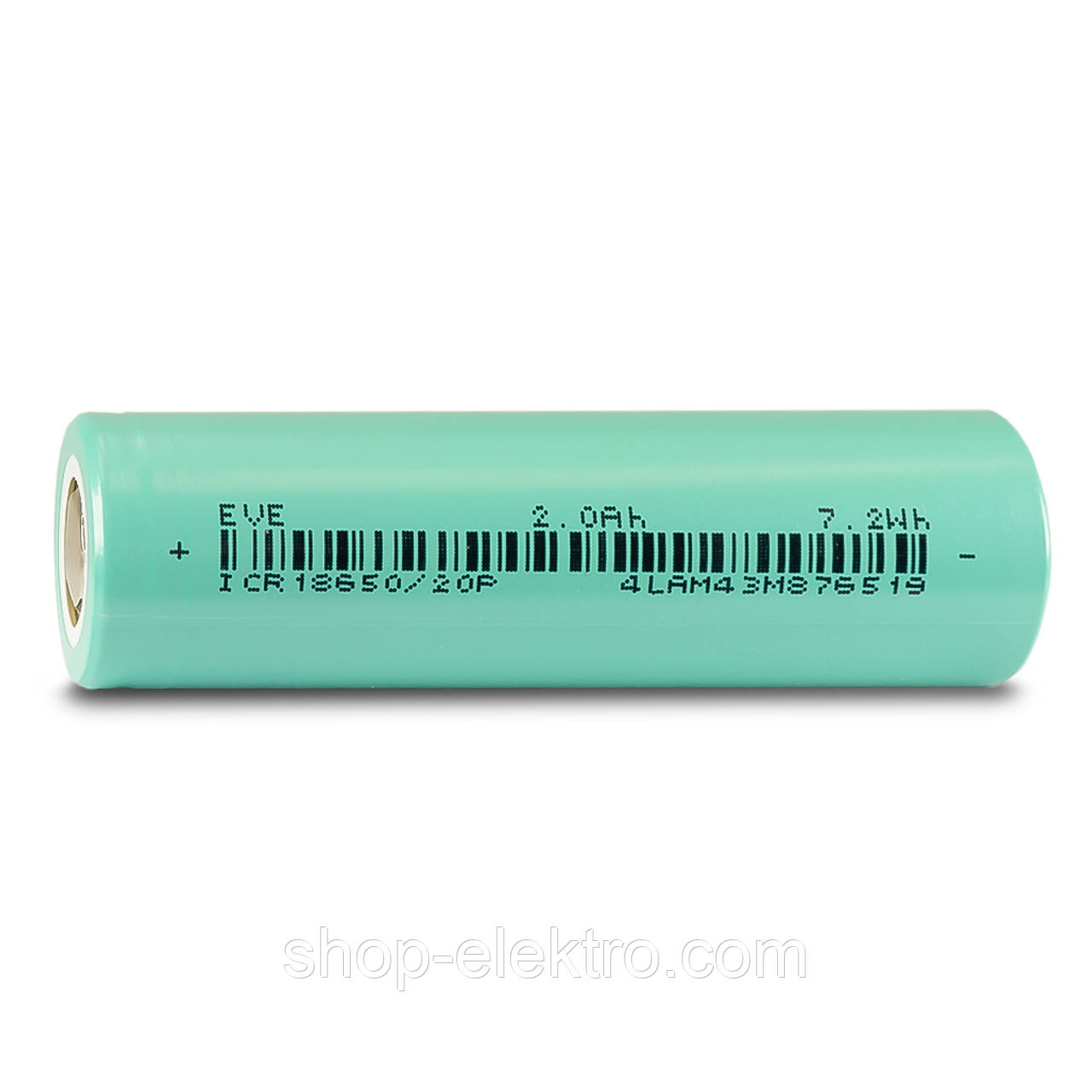 Высокотоковый аккумулятор EVE-ICR18650/20P  li-ion 2000mAh 15C 30A, фото 1
