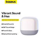 Акустика Baseus Aequr V2 Wireless Speaker Moon |BT5.0, 3EQ, 30h, TWS| біла, фото 10