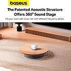 Акустика Baseus Aequr V2 Wireless Speaker Moon |BT5.0, 3EQ, 30h, TWS| біла, фото 11