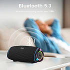 Акустика Sounarc R2 IPX6 |BT5.3, AUX/TF, 60W, TWS, 12h Max| чорна, фото 6