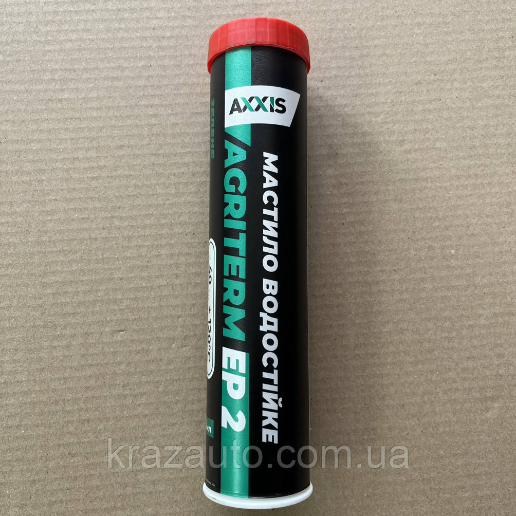 Мастило водостійке AGRI Long Term Grease EP-2 пр-во AXXIS (туба 400 г) ax-3110, фото 1