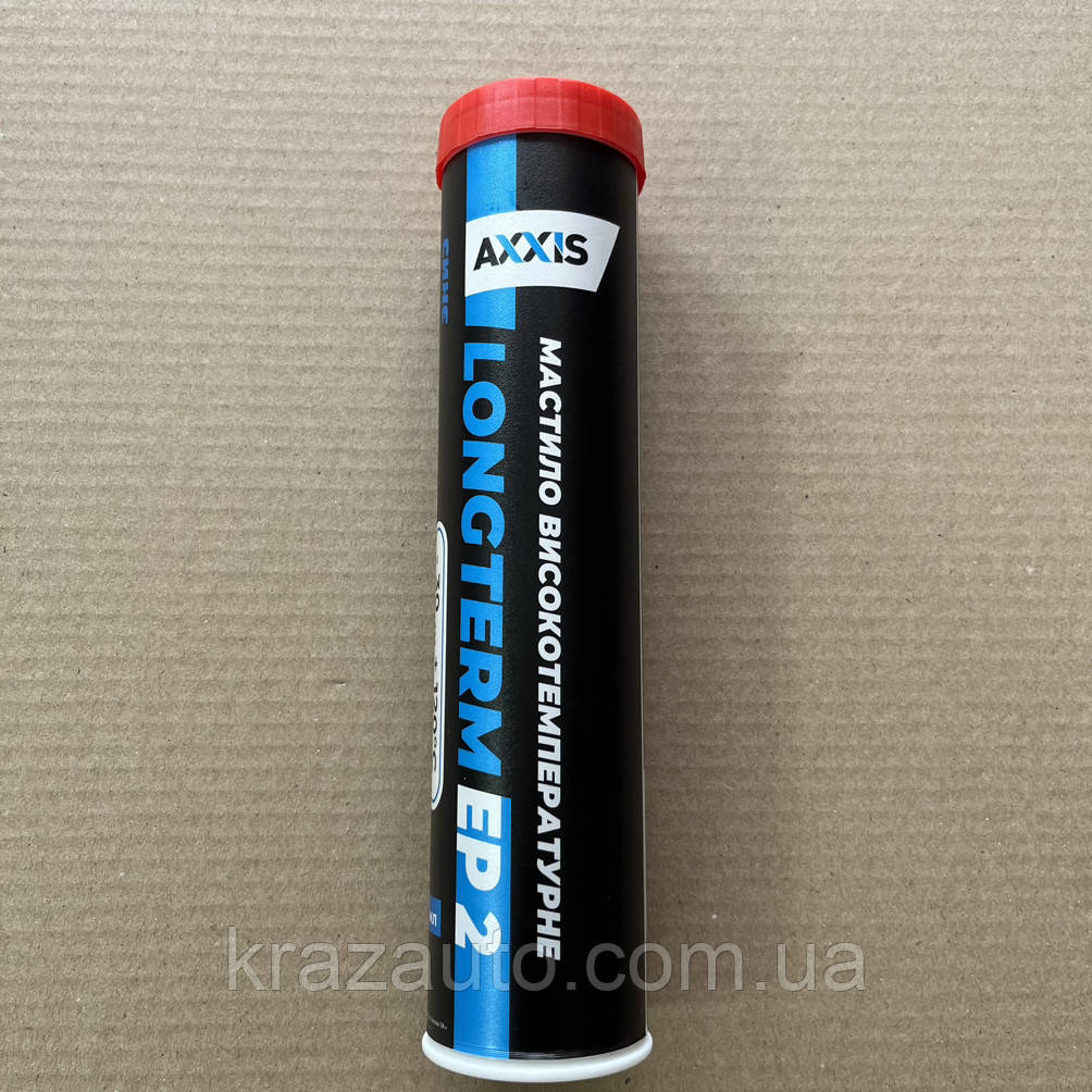Мастило високотемпературне (синя) Blue Long Term Grease EP-2 пр-во AXXIS (туба 400 г) ax-3106, фото 1