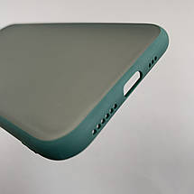 Чохол для iPhone 11 Pro з кольоровими кнопками матовий чохол на айфон 11 про хакі Totu, фото 3