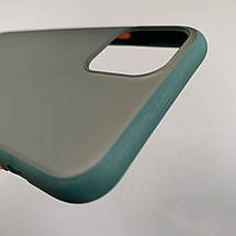 Чохол для iPhone 11 Pro з кольоровими кнопками матовий чохол на айфон 11 про хакі Totu, фото 4