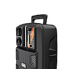 Акустика-караоке HOCO Dancer outdoor wireless speaker BS37 |3Hours, BT5.0, TWS, AUX/FM/USB| чорна, фото 6