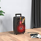 Акустика-караоке HOCO Dancer outdoor wireless speaker BS37 |3Hours, BT5.0, TWS, AUX/FM/USB| чорна, фото 7