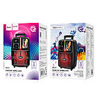 Акустика-караоке HOCO Dancer outdoor wireless speaker BS37 |3Hours, BT5.0, TWS, AUX/FM/USB| чорна, фото 9