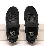 Жіночі кросівки кеди DC Shoes весна-осінь повсякденні замшеві чорні 37-40. Живе фото, фото 5