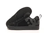 Жіночі кросівки кеди DC Shoes весна-осінь повсякденні замшеві чорні 37-40. Живе фото, фото 3