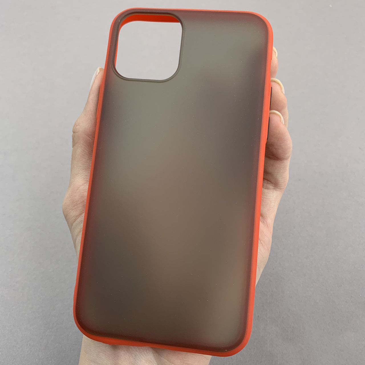 Чохол для iPhone 11 Pro з кольоровими кнопками матовий чохол на айфон 11 про червоний Totu