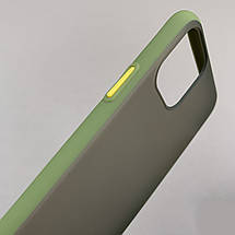Чохол для iPhone 11 Pro з кольоровими кнопками матовий чохол на айфон 11 про зелений Totu, фото 3