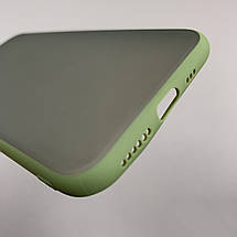 Чохол для iPhone 11 Pro з кольоровими кнопками матовий чохол на айфон 11 про зелений Totu, фото 4
