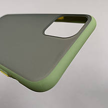 Чохол для iPhone 11 Pro з кольоровими кнопками матовий чохол на айфон 11 про зелений Totu, фото 5