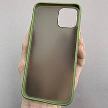 Чохол для iPhone 11 Pro з кольоровими кнопками матовий чохол на айфон 11 про зелений Totu, фото 2