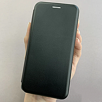 Чохол книга для Meizu M6s книжка з підставкою на телефон мейзу м6с чорна stn