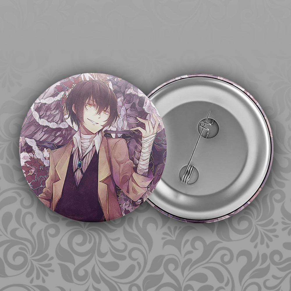 Значок 56 мм Аніме Bungou stray dogs 002