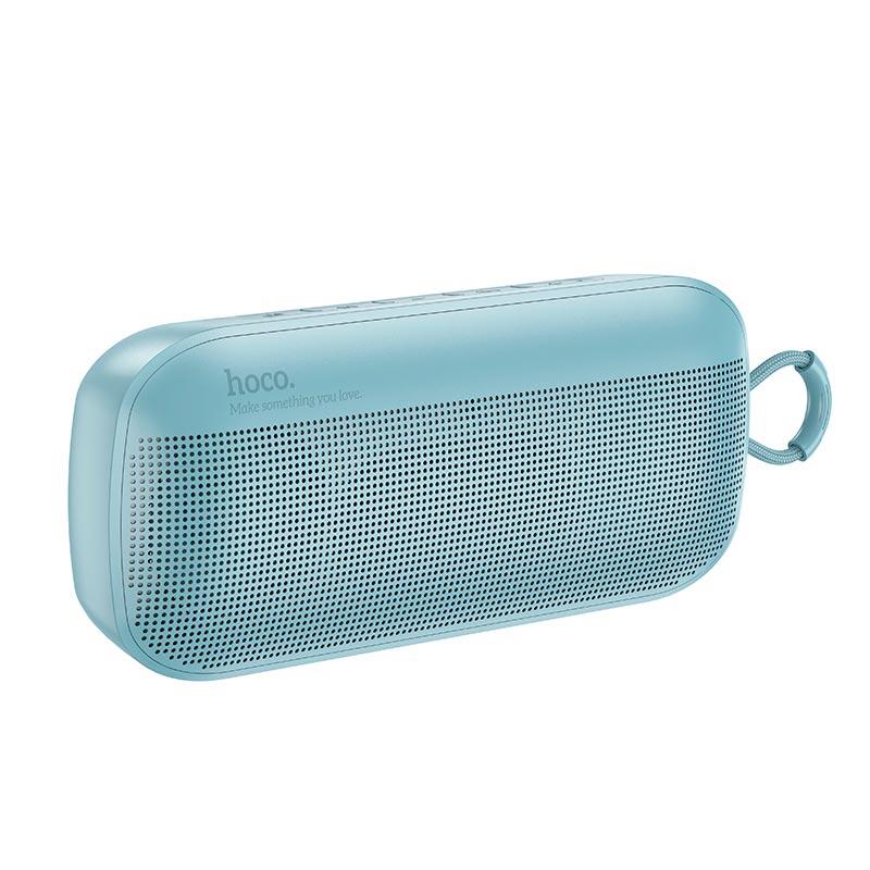 Акустика HOCO Shadow sports BT speaker HC21 |BT5.1, TWS, FM/TF/USB/AUX, 3h| блакитна