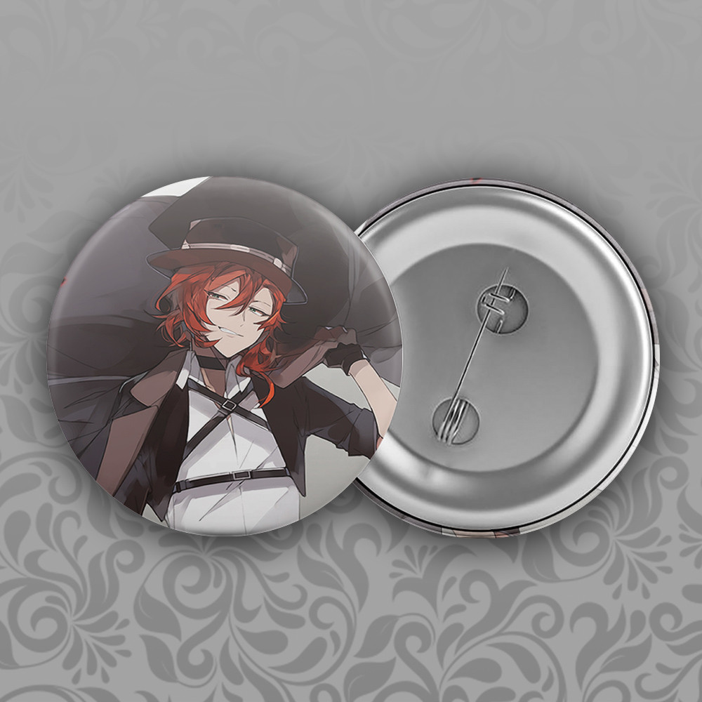 Значок 56 мм Аніме Bungou stray dogs 010