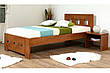 Ліжко Спейс 90х200 Мікс меблі, колір бук натуральний масло-віск, фото 8