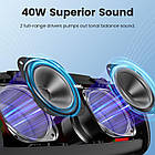 Акустика Sounarc R1 IPX6 |BT5.3, AUX/TF, 40W, TWS, 16h Max| чорна, фото 6