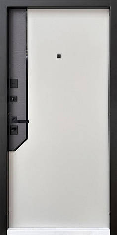 Вхідні двері Magda 641.1 Тип 13 квартира Титан горизонт/Олово супермат, фото 2