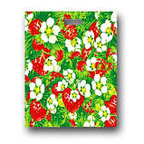 Поліетиленовий пакет з прорізною ручкою "Полуниця" розмір 45х45+3 Леомі 50 шт/уп., фото 2