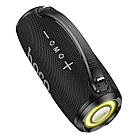 Акустика Hoco Surge outdoor BT speaker HA4 |BT5.3, TWS, AUX/USB/TF/FM, 2x20W| чорна, фото 3