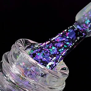 Топ для нігтів з хлоп'ями поталі №1 Sweet Nails 10 мл