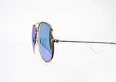 Окуляри сонцезахисні унісекс Ray Ban RB3025 Gold Gray Green 55 Оригінал, фото 4