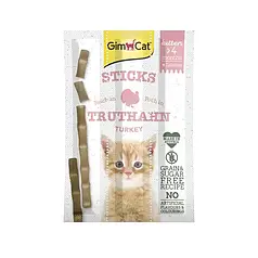 Ласощі для кошенят GimCat Kitten Sticks 3 шт / 3 г (індичка)