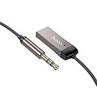 Адаптер HOCO Benefit car AUX BT receiver with cable E78 |BT5.3, 1.2m| сірий, фото 3