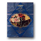 Пакети поліетиленові з прорубною ручкою розмір 42х50+3 Велосипед Романтик 25 шт/уп., фото 2