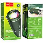 Акустика HOCO Xpress sports BT speaker LED IPX5 HC2 |BT, TWS, AUX, FM, TF, USB| темно-зелена, фото 3