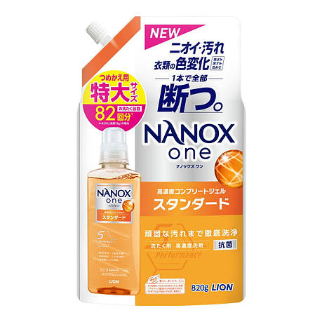 Засіб для прання високої концентрації Top Super NANOX Refill Extra Large 820 мл (350590), фото 1