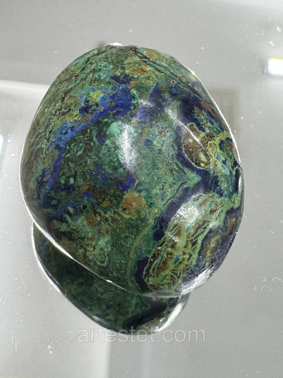 Хризоколла зелено-синього кольору, фото 1