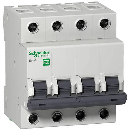 Автоматичний вимикач 16A 4,5kA 4P тип З Easy9 Schneider Electric (EZ9F34416), фото 1