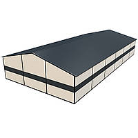 Утеплена будівля (анграр) під ключ 12Х30Х4 для СТО, виробництва, цеху