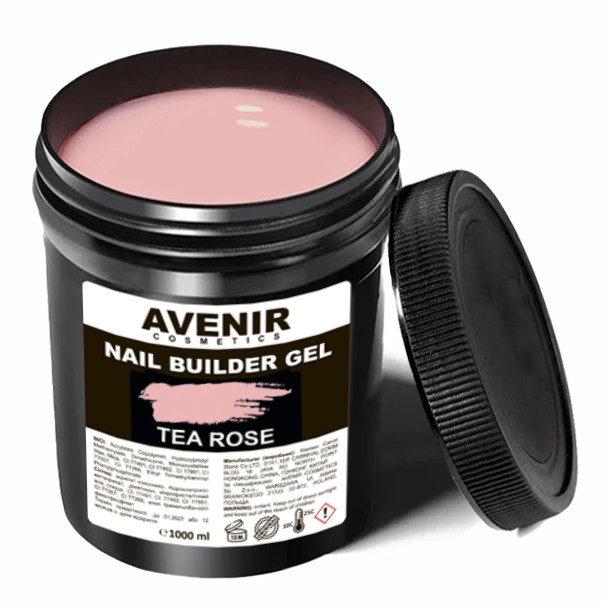 Гель для нарощування Avenir Tea Rose (Ті Роуз) 1 кг