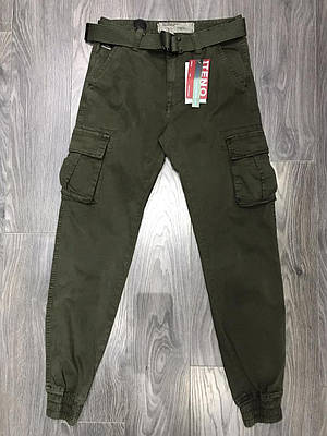 Джогери джинси карго Iteno чоловічі 30-38, 33, Хакі