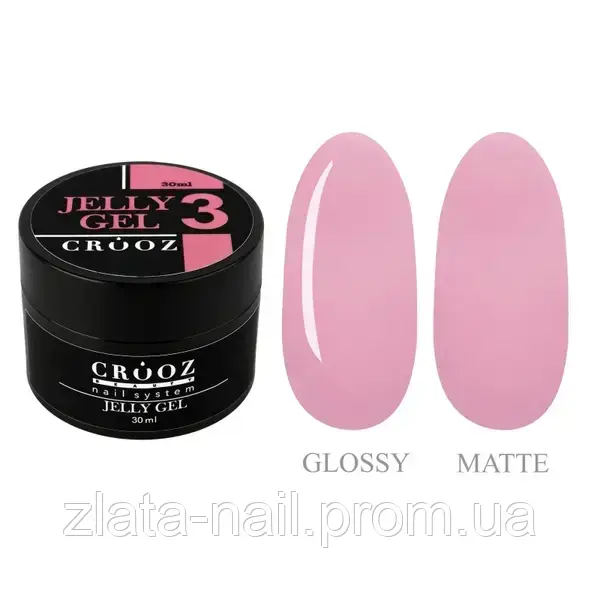 Crooz Гель для нарощування Jelly Gel 3, 30мл